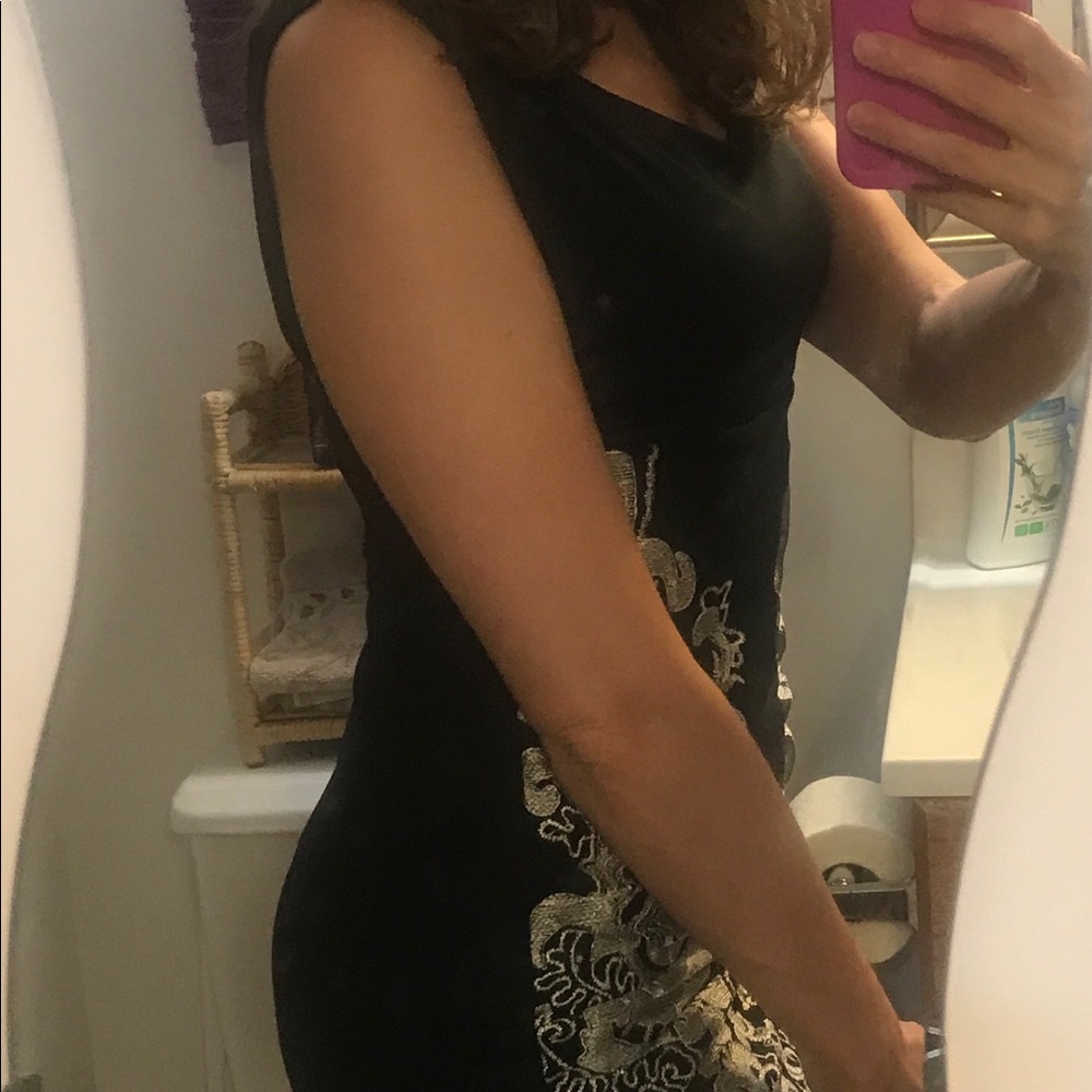 Black and cream dress - Picture 2 of 5
